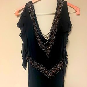Sue Wong Size 8 dress - Silk with exquisite beadwork.